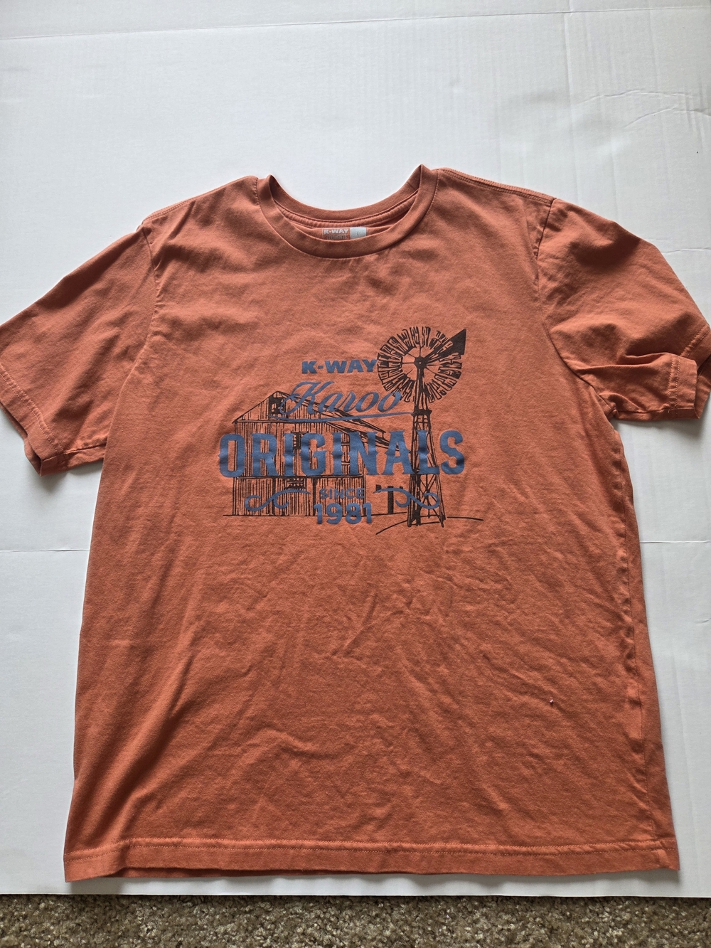 Rust-orange‎ K-Way Karoo Originals Graphic T-shirt Men's